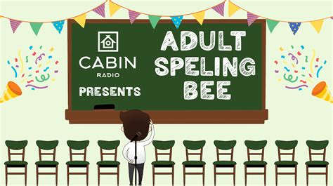 This Saturday, come watch the Adult Spelling Bee grand final