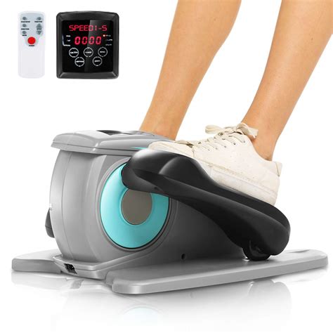 ANCHEER Under Desk Electric Mini Elliptical Machine, Remote Control ...