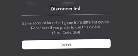 Image result for Roblox Error Code 264 Explained