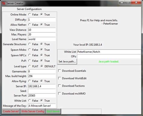 Image result for Minecraft Server Creator