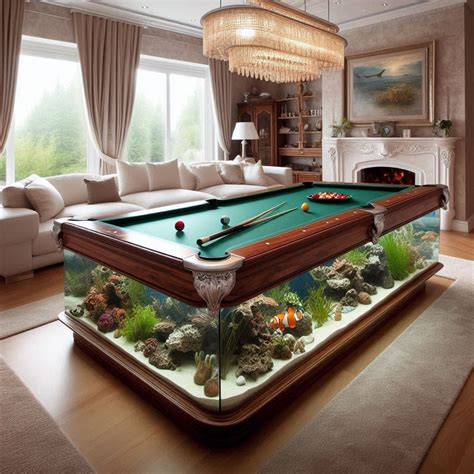Image result for Fish Tank Pool Table