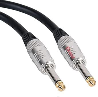 EKAAZ Professional Guitar Cable 10M/30ft, Guitar Cord 6.35mm 1/4" Mono ...