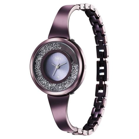 Buy Online Fastrack Vyb Diva Quartz Analog Purple Dial Purple Metal ...