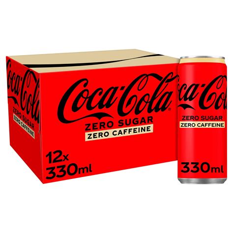 Coca-Cola Zero Sugar Zero Caffeine 12 x 330ml | Diet Drinks | Iceland Foods