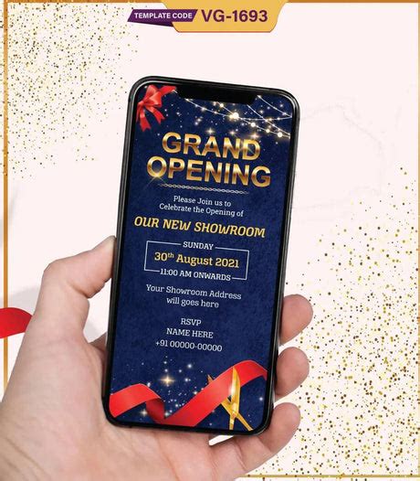 VideoGiri: Grand Opening Invitation Cards & Video Maker