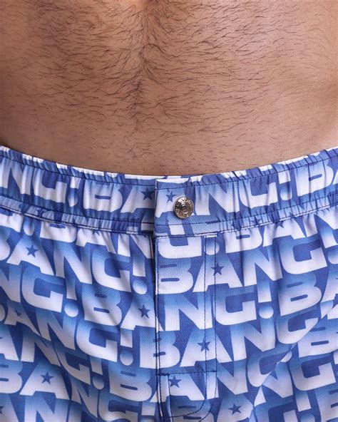 ESCAPADE (BLUE/WHITE) - Mini Shorts – BANG!® Miami