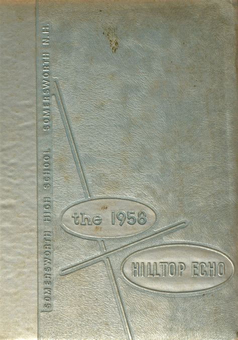 1958 yearbook from Somersworth High School from Somersworth, New ...