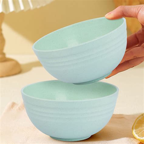 Arestory Large Soup Bowls, Deep Cereal Bowls, Unbreakable Color Kitchen ...