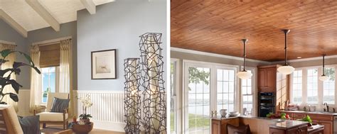 Rustic Wood Plank Ceiling Interior Design & Home Staging | Wood Plank