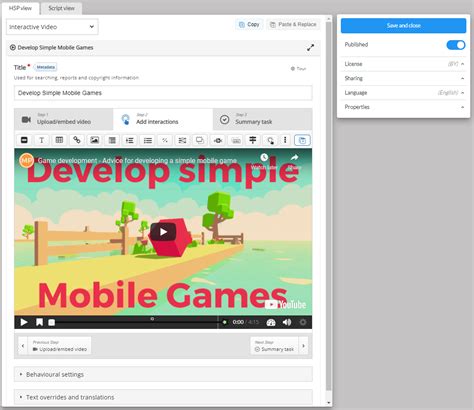 Image result for H5P Interactive Video Tutorial