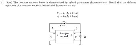 Image result for Two Port Network H-Parameters