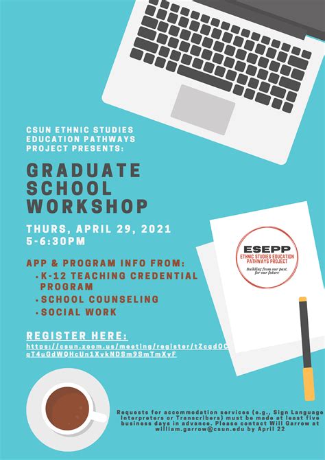 Graduate School Application Workshop | California State University ...