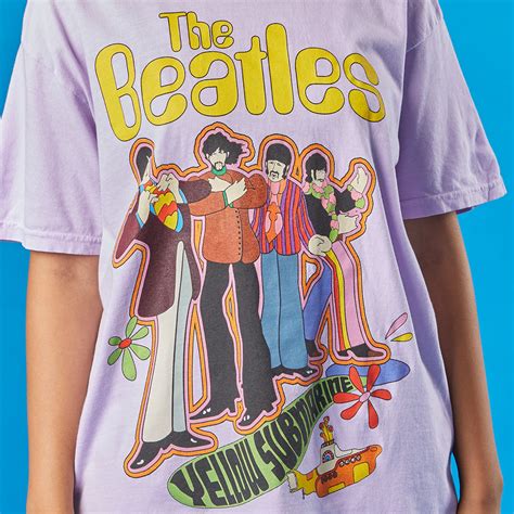 Yellow Submarine Purple T-Shirt – The Beatles Official Store
