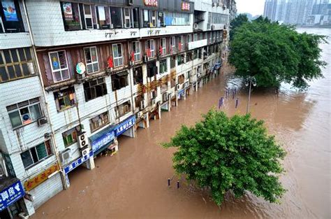 四川达州遭遇强降雨 _图片_新闻_中国政府网