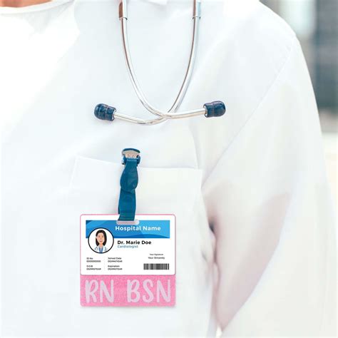 Snapklik.com : RN BSN Badge Buddy Pink Glitter Nurse Name Tag Holder ...