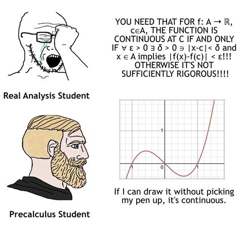 Real analysis in a nutshell : r/mathmemes