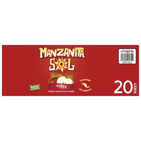 Manzanita Sol, Apple Naturally & Artificially Flavored, Soda - SmartLabel™
