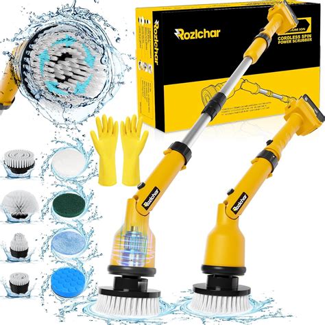 Amazon.com: Rozlchar Cordless Power Spin Scrubber Work for DeWALT 18V ...
