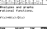 Rational Function Analyzer and Grapher - ticalc.org