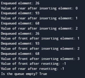 Image result for Implementation of Queue Using Array in C Programming Language