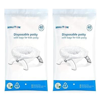 Maliton [80 Counts] Disposable OXO Potty Bags, Potty Liners India | Ubuy