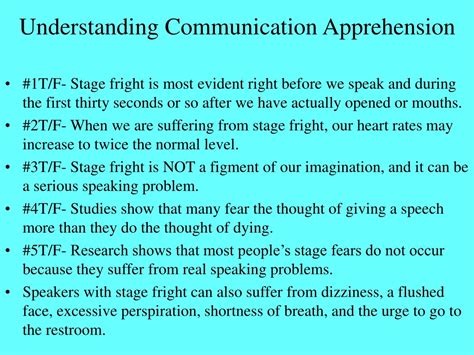 PPT - Overcoming Stage Fright: Building Confidence Through Effective ...