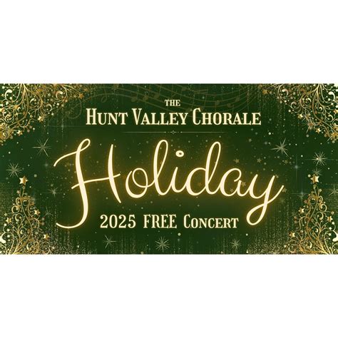 Hunt Valley Chorale FREE Holiday Concert , Faith Lutheran Church ...