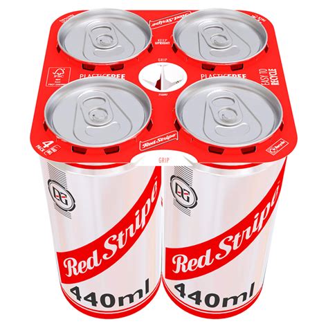 Red Stripe Jamaica Lager Beer 4 x 440ml Cans | Beer | Iceland Foods