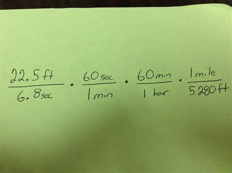 Hands On Math: Miles Per Hour with Toy Cars (Converting Units w/ Dimensional Analysis)