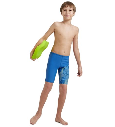 Buy Speedo Boy's Enduraflex Tide Print Sports Gala Logo Jammer ...