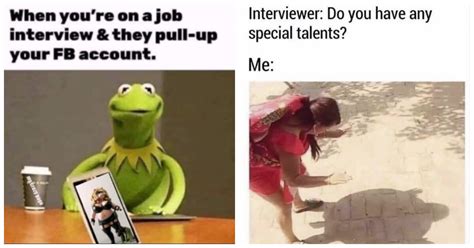 Meme Work Experience Interview 的图像结果