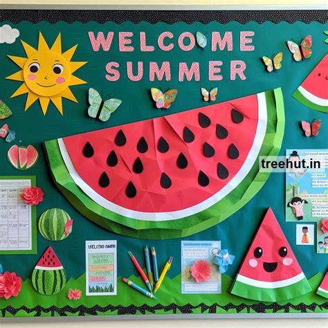 Watermelon Bulletin Board Ideas, Welcome Summer Bulletin Board Ideas