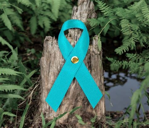 Teal Cancer Ribbon, Awareness Ribbons (No Personalization) - Pack of 10 ...