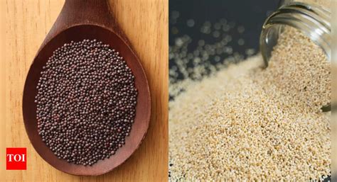 Mustard seeds vs. poppy seeds: Which one is healthier - Times of India