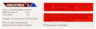 Oncotrex 5 MG | Order Oncotrex 5 MG Tablet Online at Truemeds