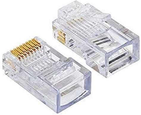 D-Link RJ45 Connector Module Plugs - Pack of 100 Nos Network Interface ...