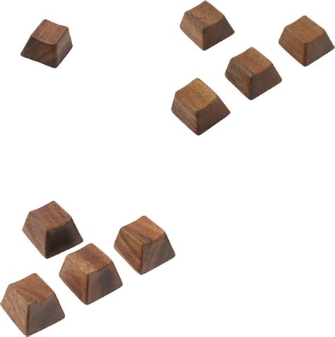 Ymdk Wooden Keycap Solid Walnut Wood Keycap Novelty Keycaps Spacebar ...
