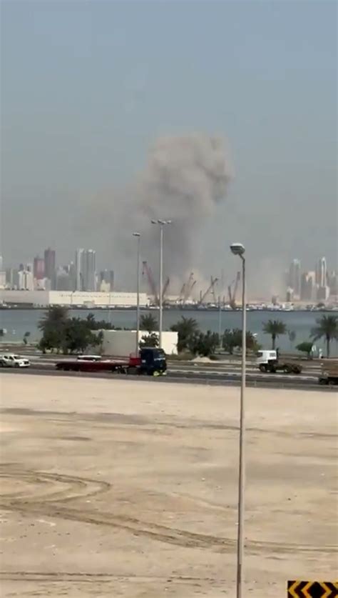 Iran strikes US military base in Bahrain as explosions heard across ...