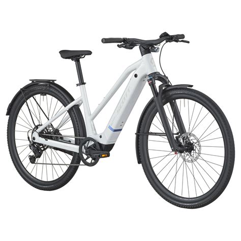 Scott Passage 20 Slope 2026 Electric Hybrid Bike - Bianco White