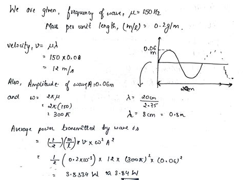 Figure given showsa sinusoidal wave on a string.if the frequency of the ...