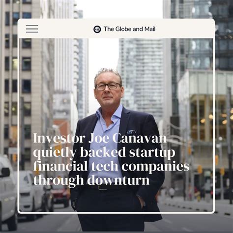 Discover Joe Canavan's fintech backing | Tech-Insure Consulting and ...
