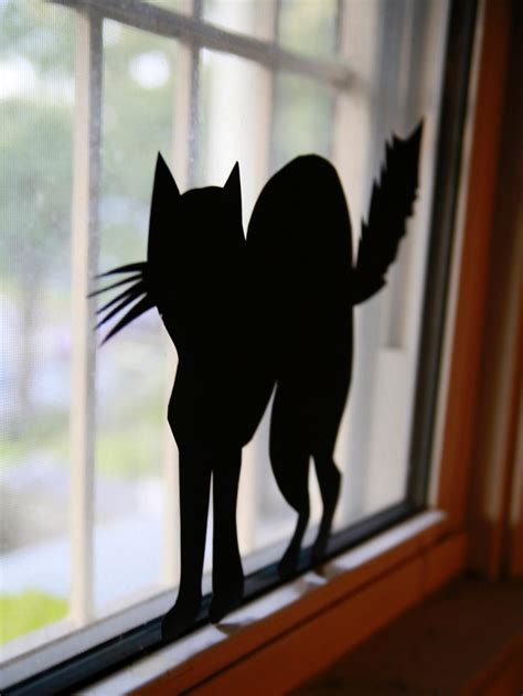 Halloween Window Silhouettes Diy