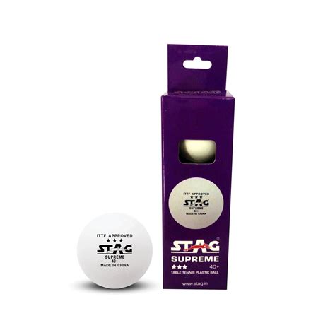 Stag 3 Star Supreme Table Tennis Ball – Stag Global