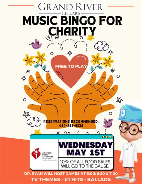 Music Bingo for Charity - Grand River Cellars Winery & Restaurant