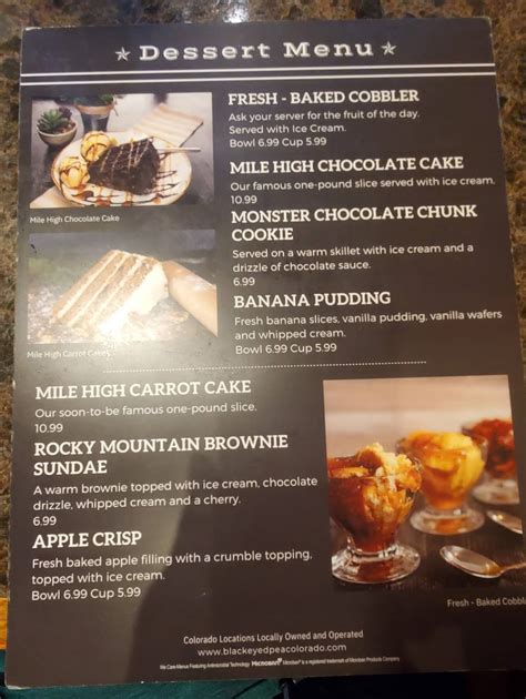 Menu at Black Eyed Pea restaurant, Westminster, W 88th Ave