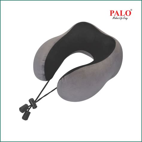 PALO043 PALO Contour Memory Foam Travel Neck Pillow, Grey – PALO ...