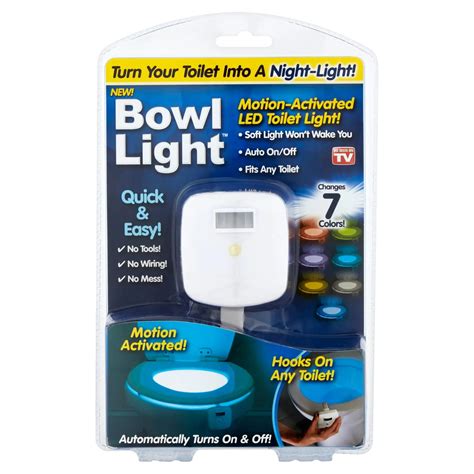 Bowel Light, Turn Your Toilet Into A Night-light Motion-activated Led 7 ...