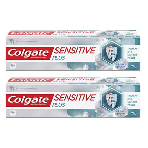 Buy Colgate Sensitive Plus Sensitivity Relief Toothpaste, Pack Of 140g ...