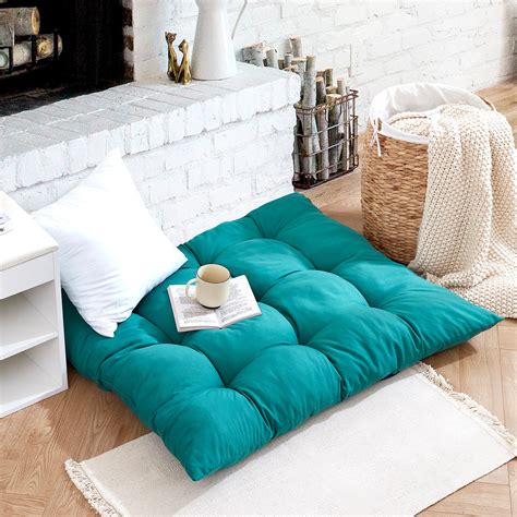 DormCo Rainha Square Tufted Oversized Floor Pillow | Wayfair