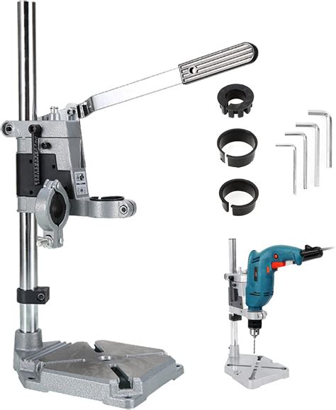 Portable Drill Press Stand, Double Mounting Holes Drill Press Rotary ...